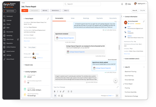 Business Center Screenshot