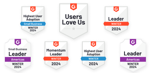 2024 G2 Award Badges