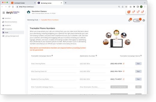 Business Center Screenshot