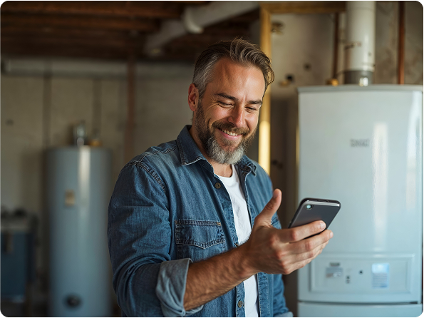 Customer testimonials from HVAC business owners sharing their experience with Thryv.