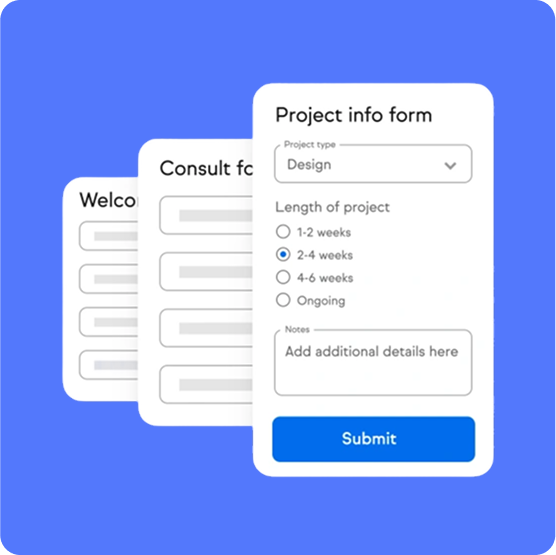 Online lead forms