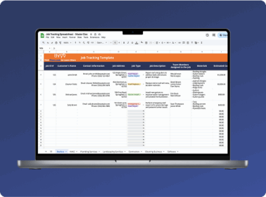 Free Electrician Job Tracking Spreadsheet | Thryv Software