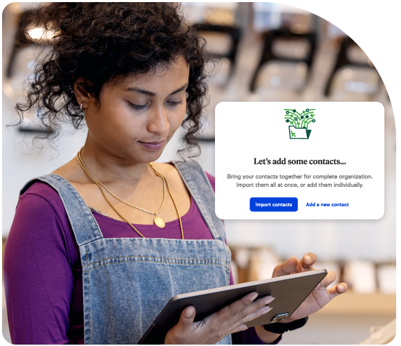 Contact and appointment info for a customer within the Thryv Customer Relationship Management software