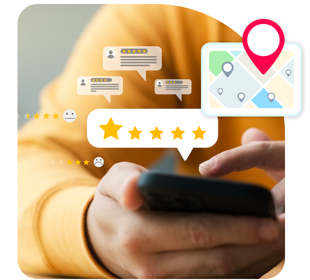 searching for local business with 5 star reviews