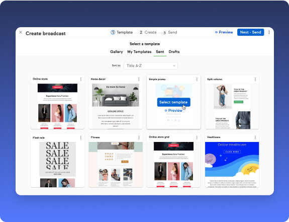 Keap User Interface