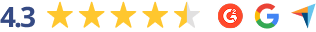 4.3 stars Google Reviews