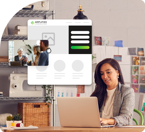 AI assisting in building website