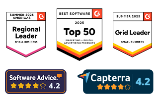 Best Software 2025 Top 50 Marketing + Fall 2025 Grid Leader