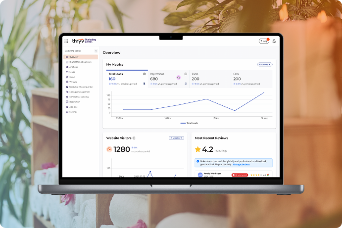 thryv apps on laptop