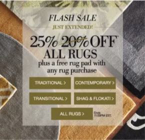 Why it works: Nothing creates a sense of urgency like realizing you already missed out on a deal – that is, unless you now have an even better deal in front of you. If you were on the fence before, the extra 5 percent offered might just push you over the edge.