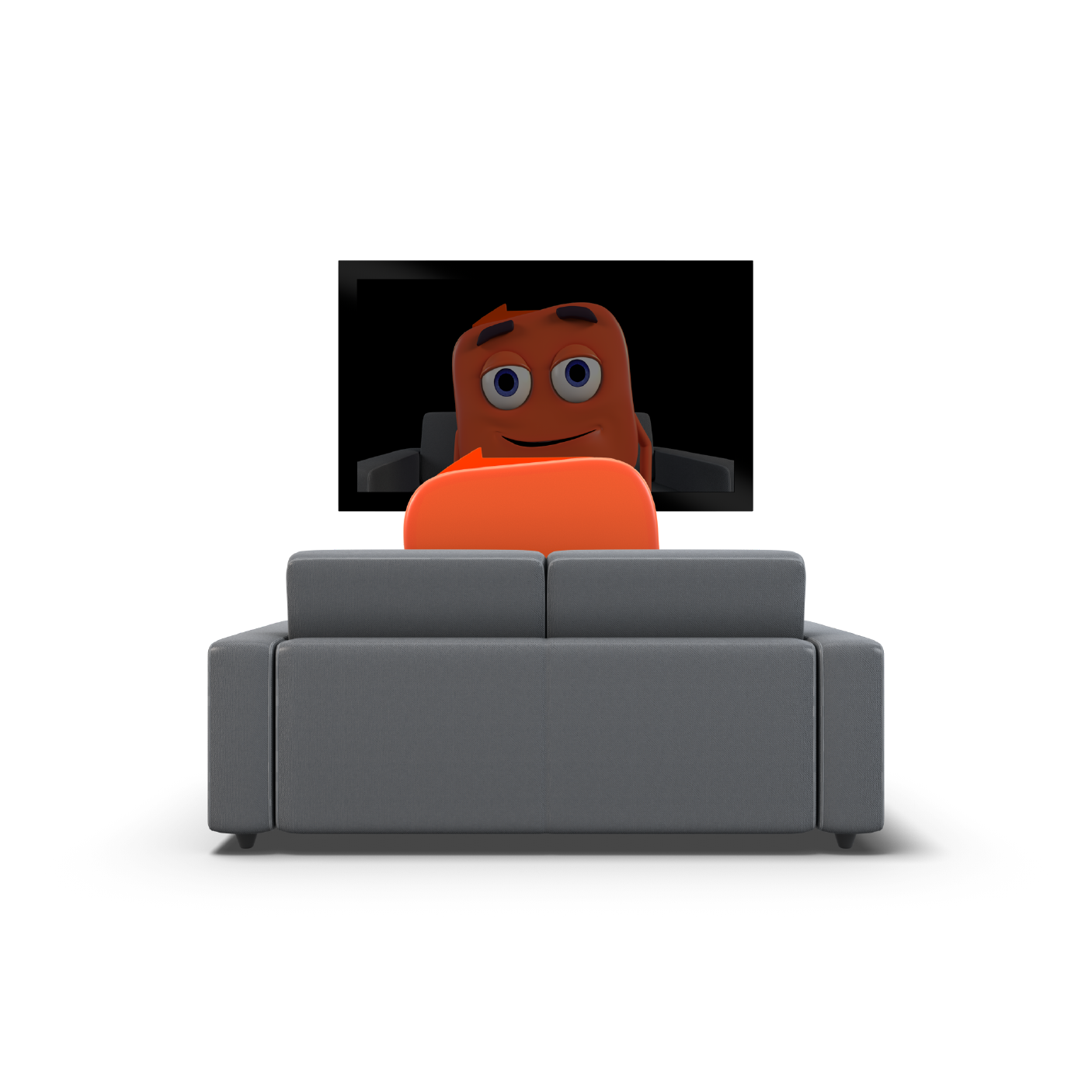 Thryv guy sitting on the couch