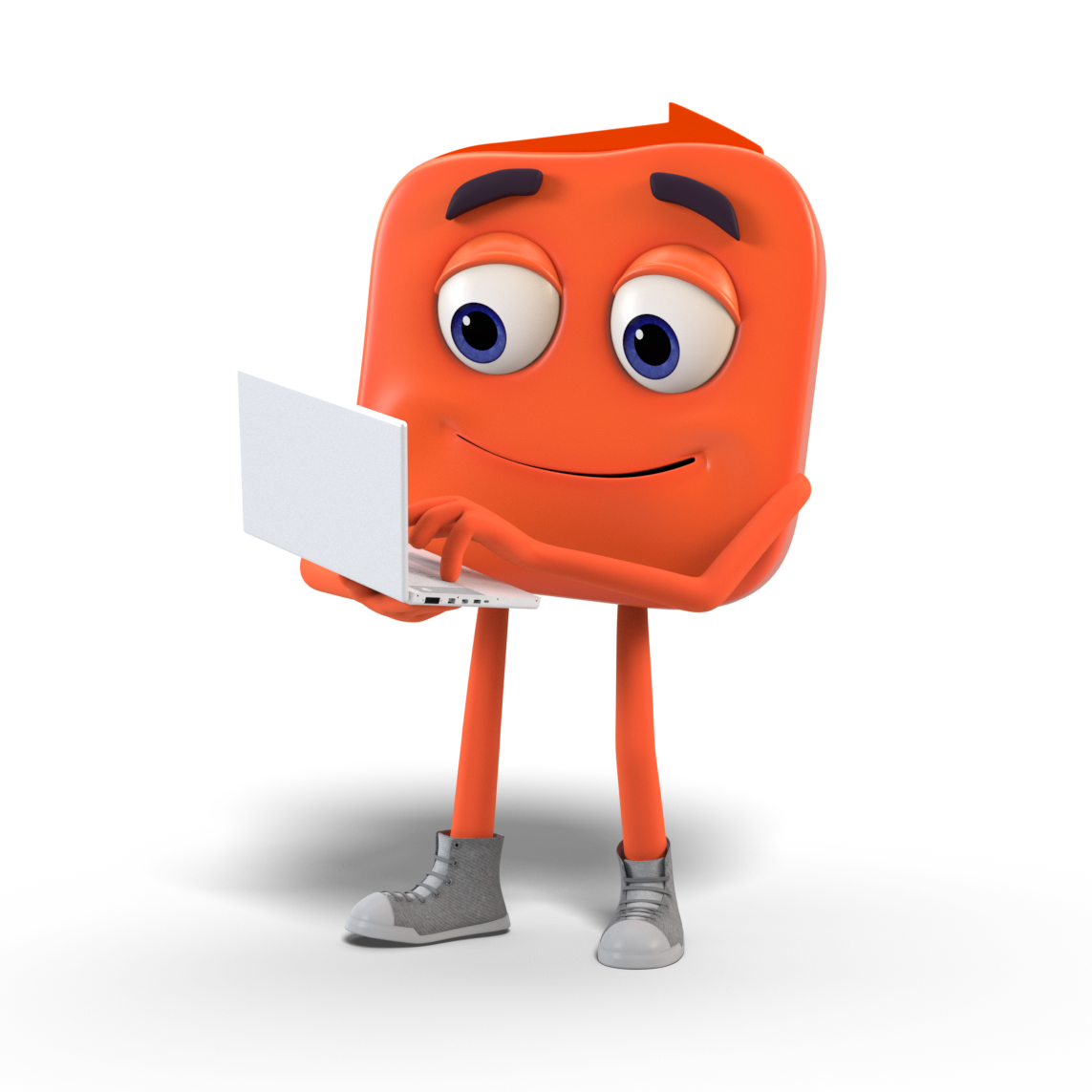 Thryver with laptop