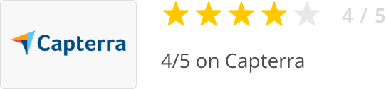 4/5 on Capterra