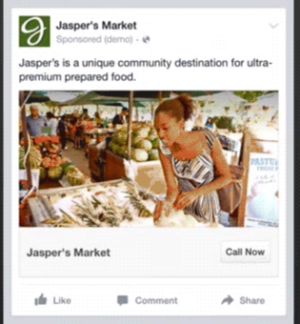 Facebook Local Awareness Ad