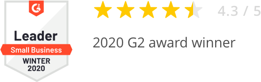 2019 G2 award winner