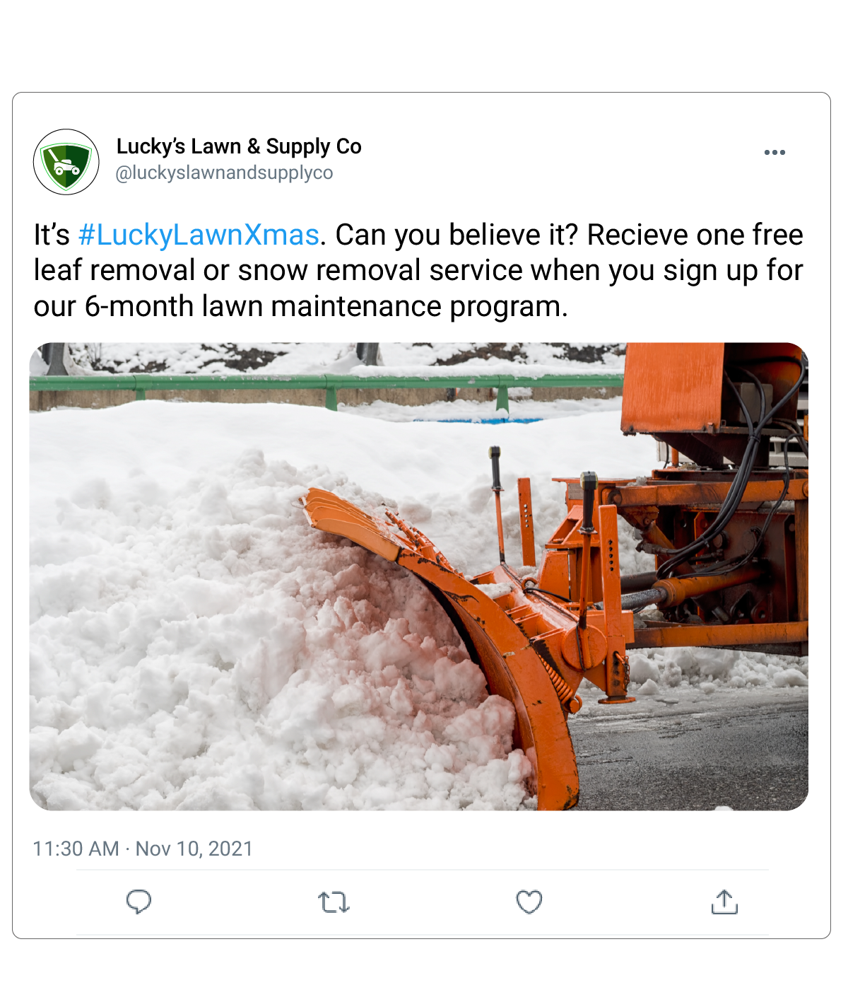 Black Friday Holiday Marketing Promo Example twitter