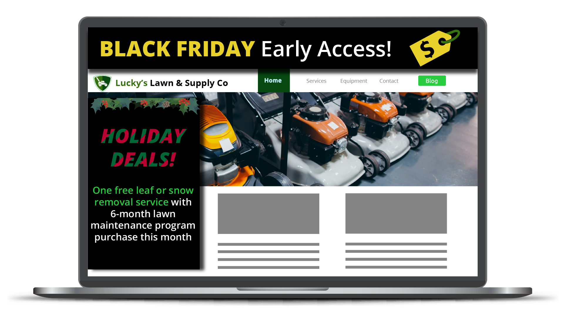 Black Friday Holiday Marketing Promo Example Email Black Friday Holiday Marketing Promo Example Email