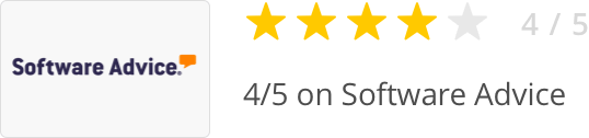 4/5 on Software Advice