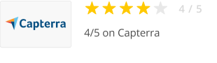 4/5 on Capterra