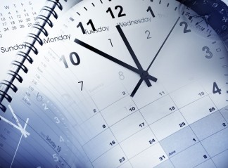 clock calendar schedule