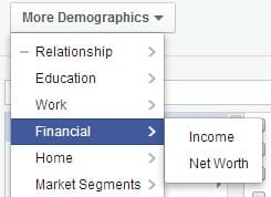 Facebook Ad Targeting - Financial