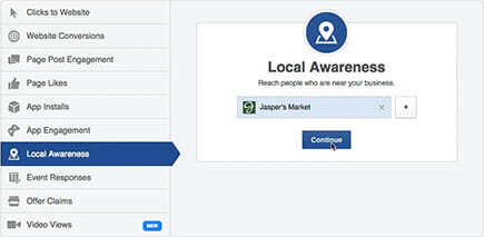 Facebook Local Awareness