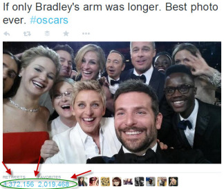 oscar selfie