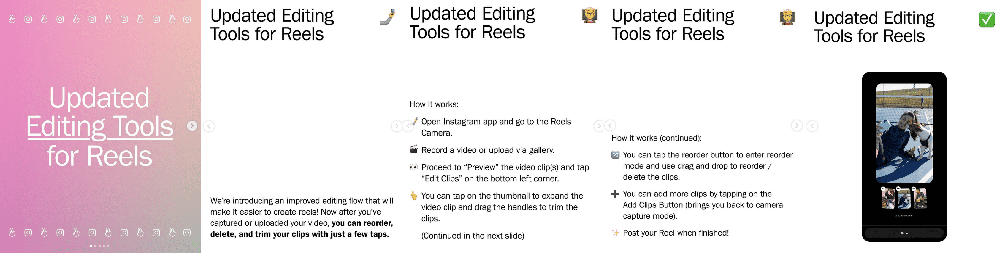 Instagram Creator Account Reels Update