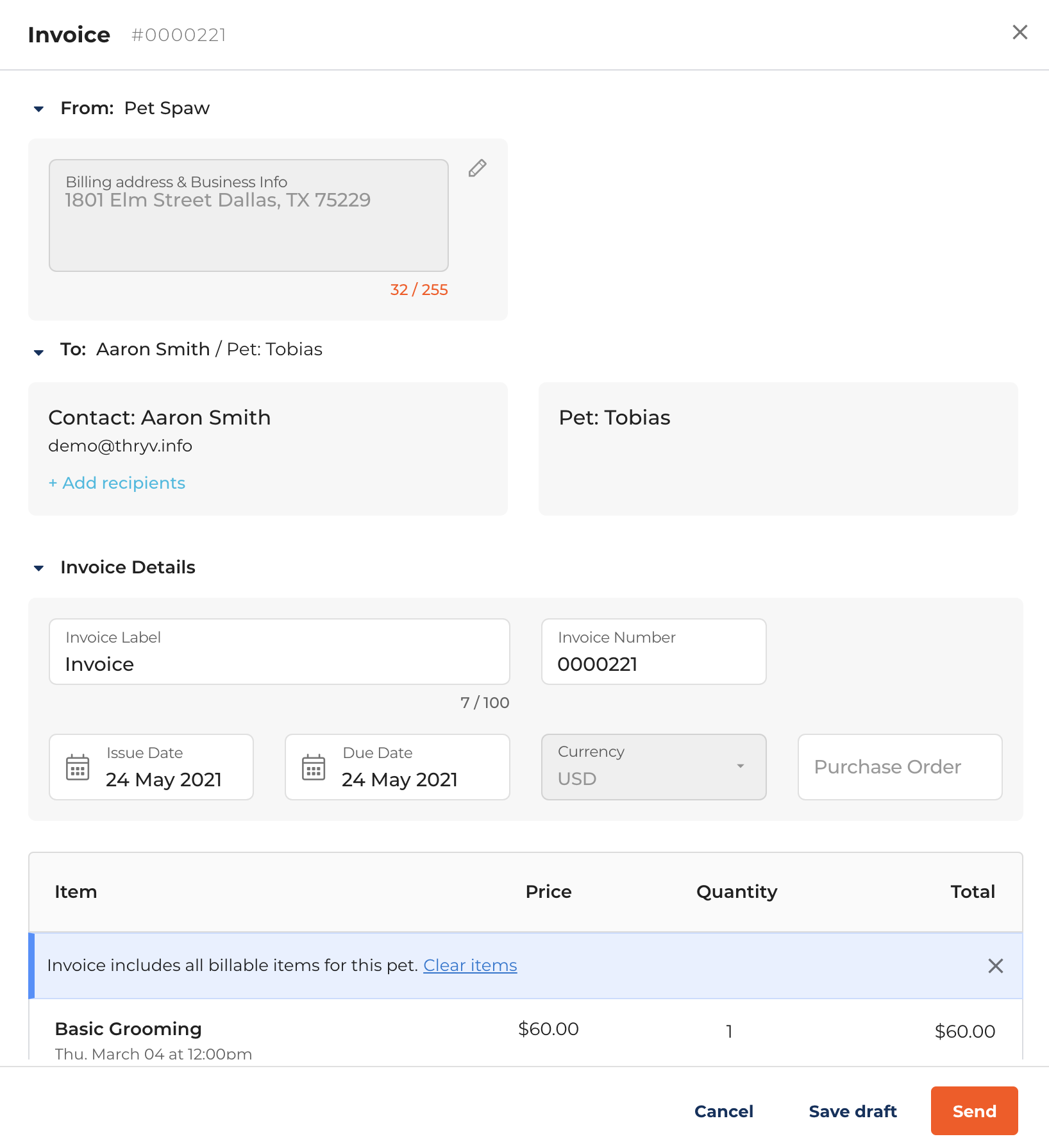improved invoices, thryv invoices, thryv payments, invoice requests