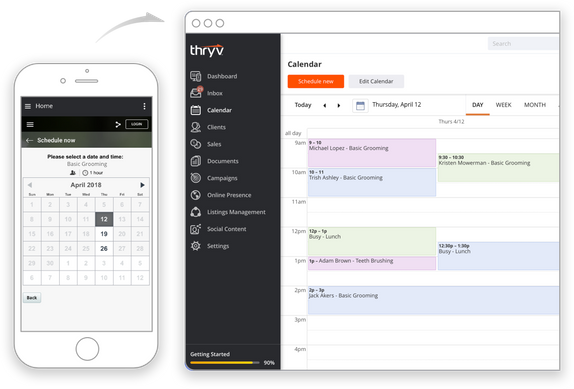 Thryv Product screenshot