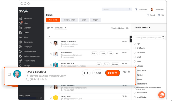 Thryv Product screenshot