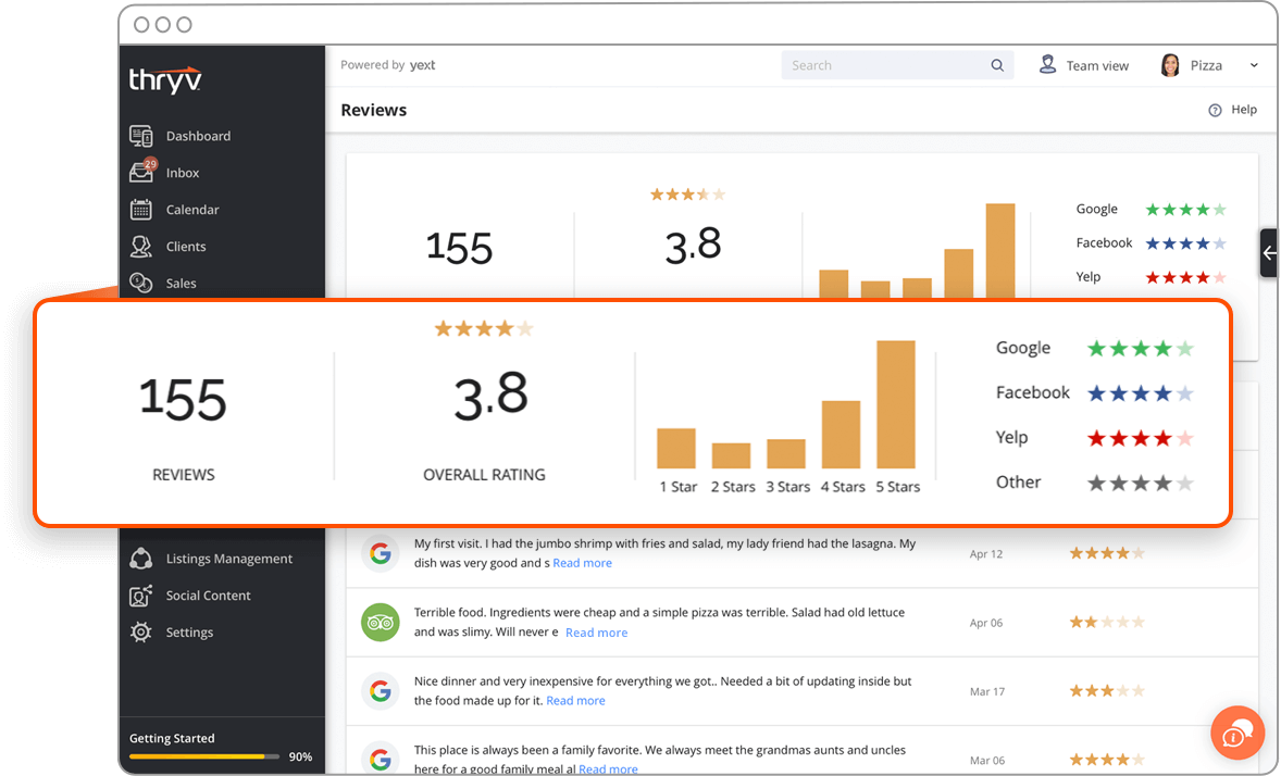 Thryv Product screenshot