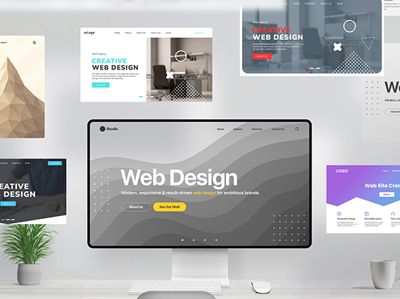 AI generate Website. responsive website